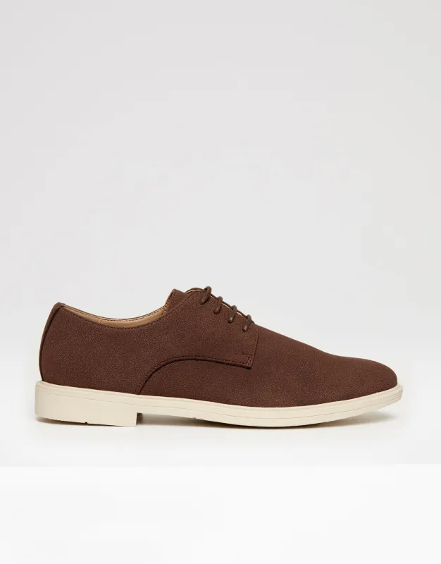Brown Faux Suede Desert Shoes sold by Threadbare