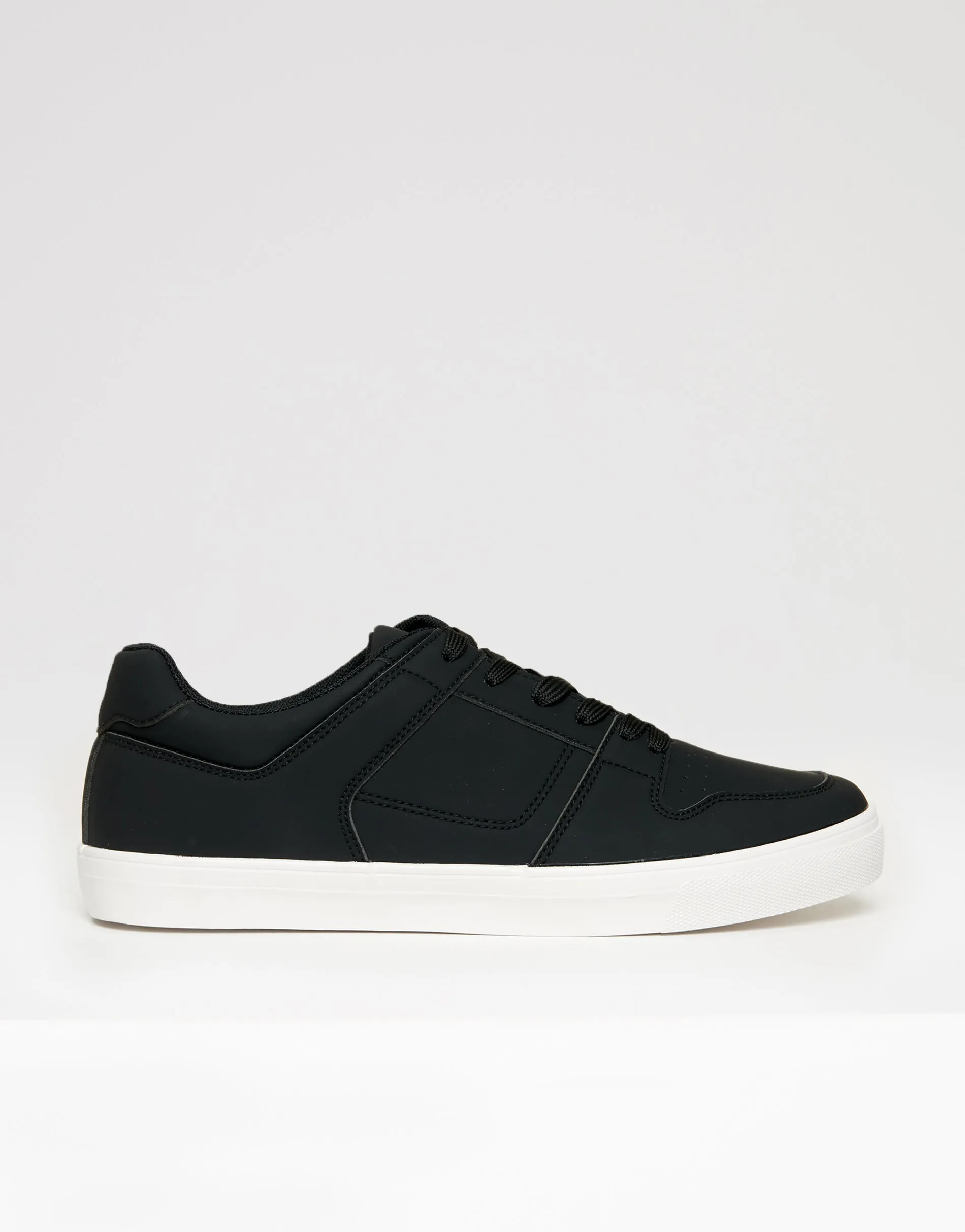 Black Court Trainers sold by Threadbare