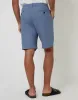 Denim Blue Linen Blend Shorts sold by Threadbare