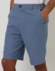 Denim Blue Linen Blend Shorts sold by Threadbare