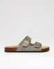 Threadbare Men's Stone Slip On Two Buckle Strap Sandals sold by Threadbare