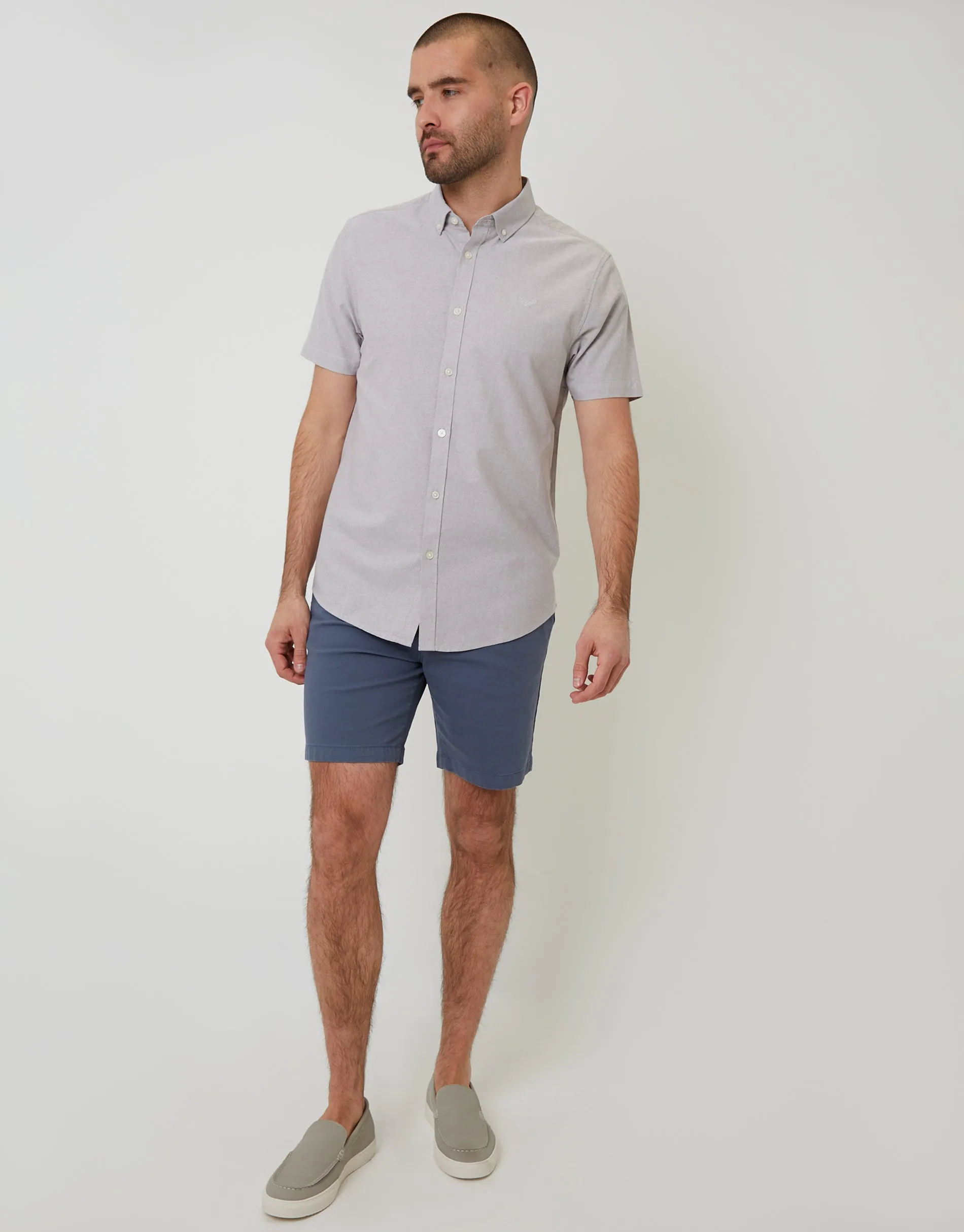 Taupe Short Sleeve Shirt sold by Threadbare product image thumbnail 3