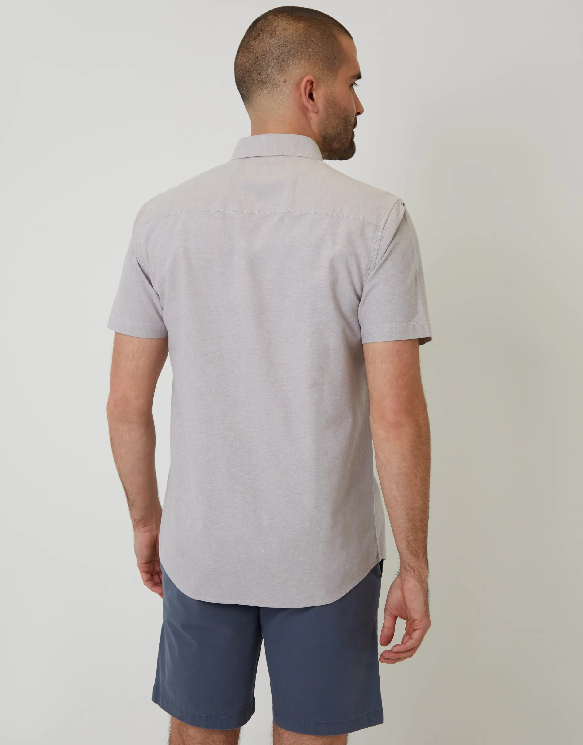 Taupe Short Sleeve Shirt sold by Threadbare product image thumbnail 2