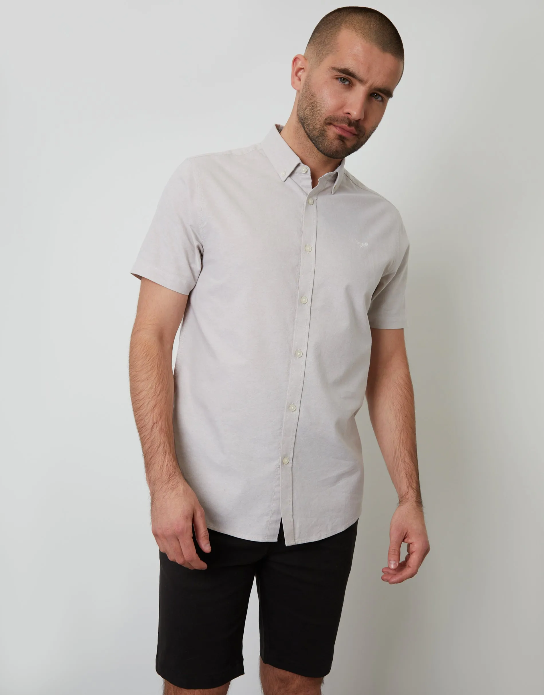 Stone Short Sleeve Shirt sold by Threadbare