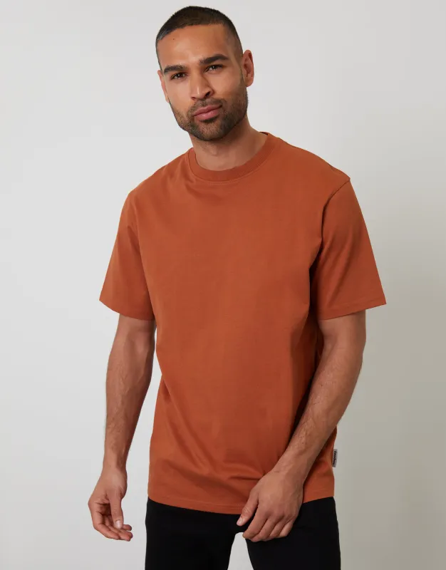 Brown Relaxed Fit T-Shirt sold by Threadbare