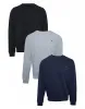 Threadbare Men's Dark Mix Crew Neck Sweatshirts (3 Pack) sold by Threadbare