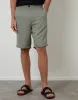 Sage Green Linen Blend Shorts sold by Threadbare