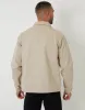 Threadbare Men's Stone Cotton Twill Lightweight Collared Jacket sold by Threadbare