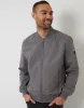 Threadbare Men's Slate Grey Showerproof Classic Bomber Jacket sold by Threadbare