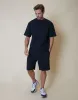 Navy Textured Sweat Shorts sold by Threadbare