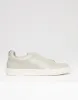 Grey Faux Leather Elastic Lace Slip On Trainers sold by Threadbare