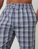 Blue Check Cotton Lounge Pants (2 Pack) sold by Threadbare
