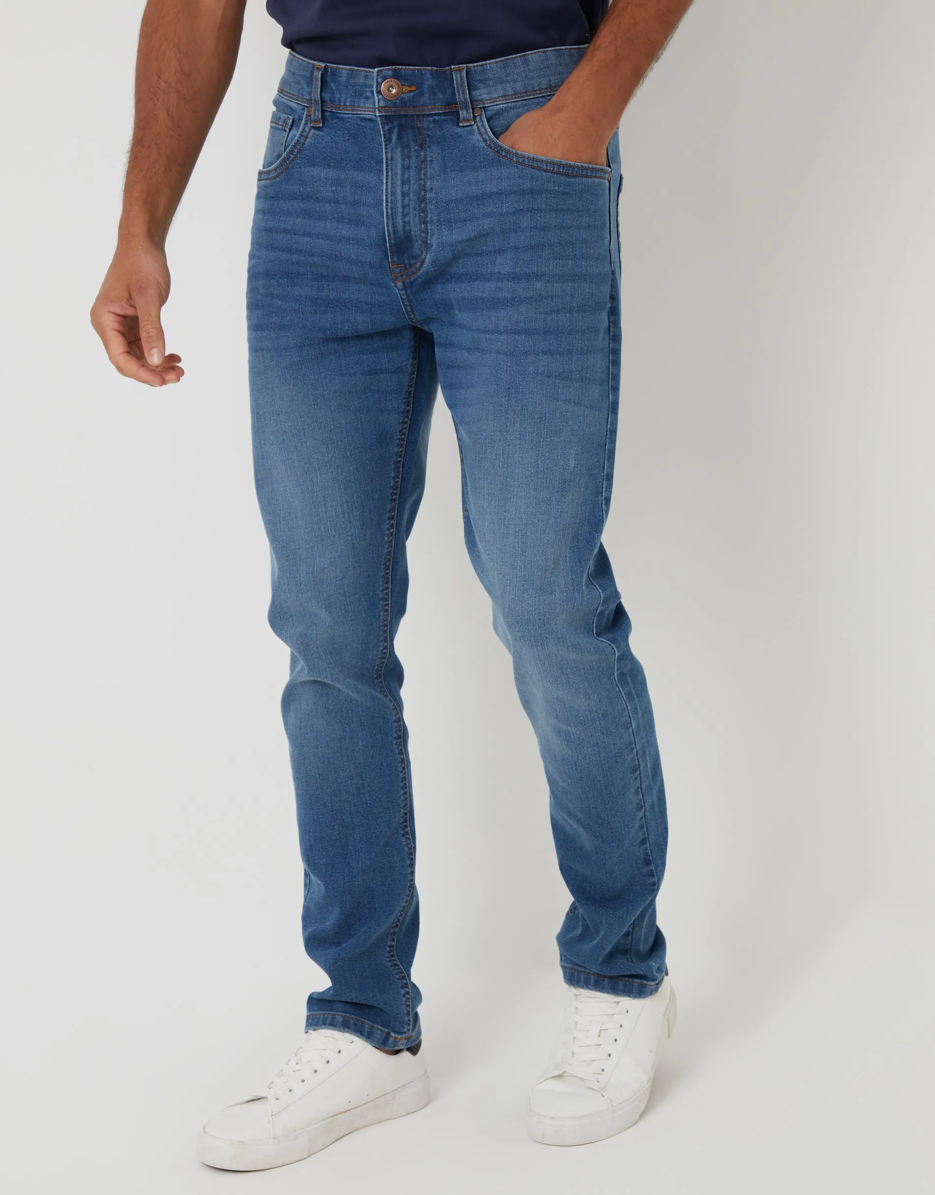 Light Wash Slim Fit Jeans sold by Threadbare