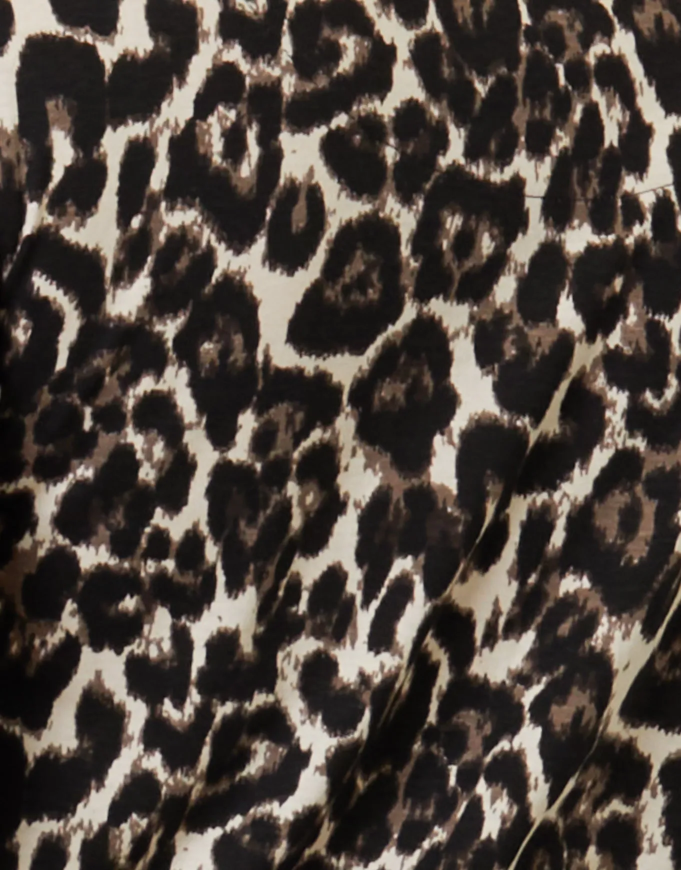 Leopard Print Long Sleeve Jersey Midi Dress sold by Threadbare product image thumbnail 4