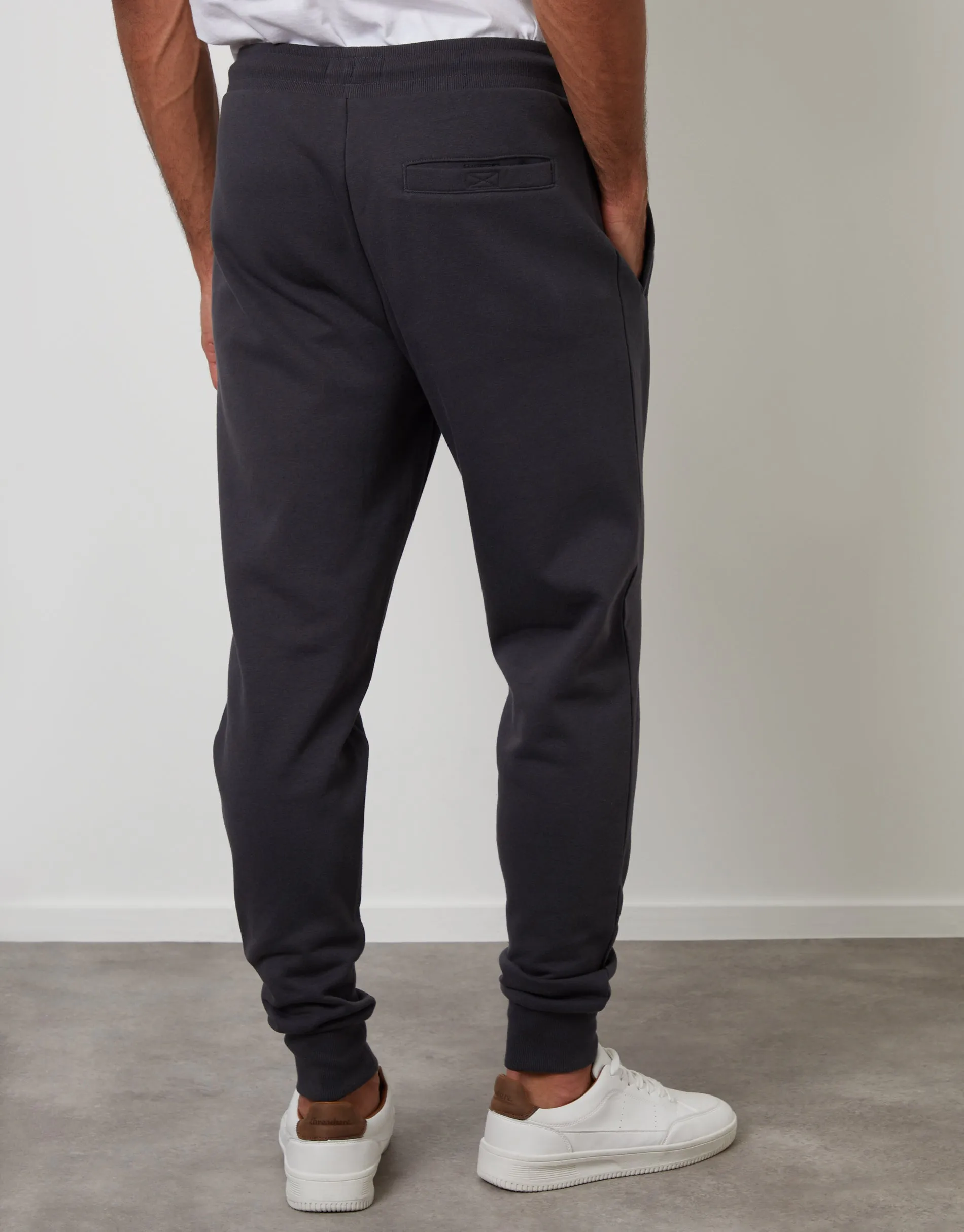 Grey Regular Fit Joggers sold by Threadbare product image thumbnail 2