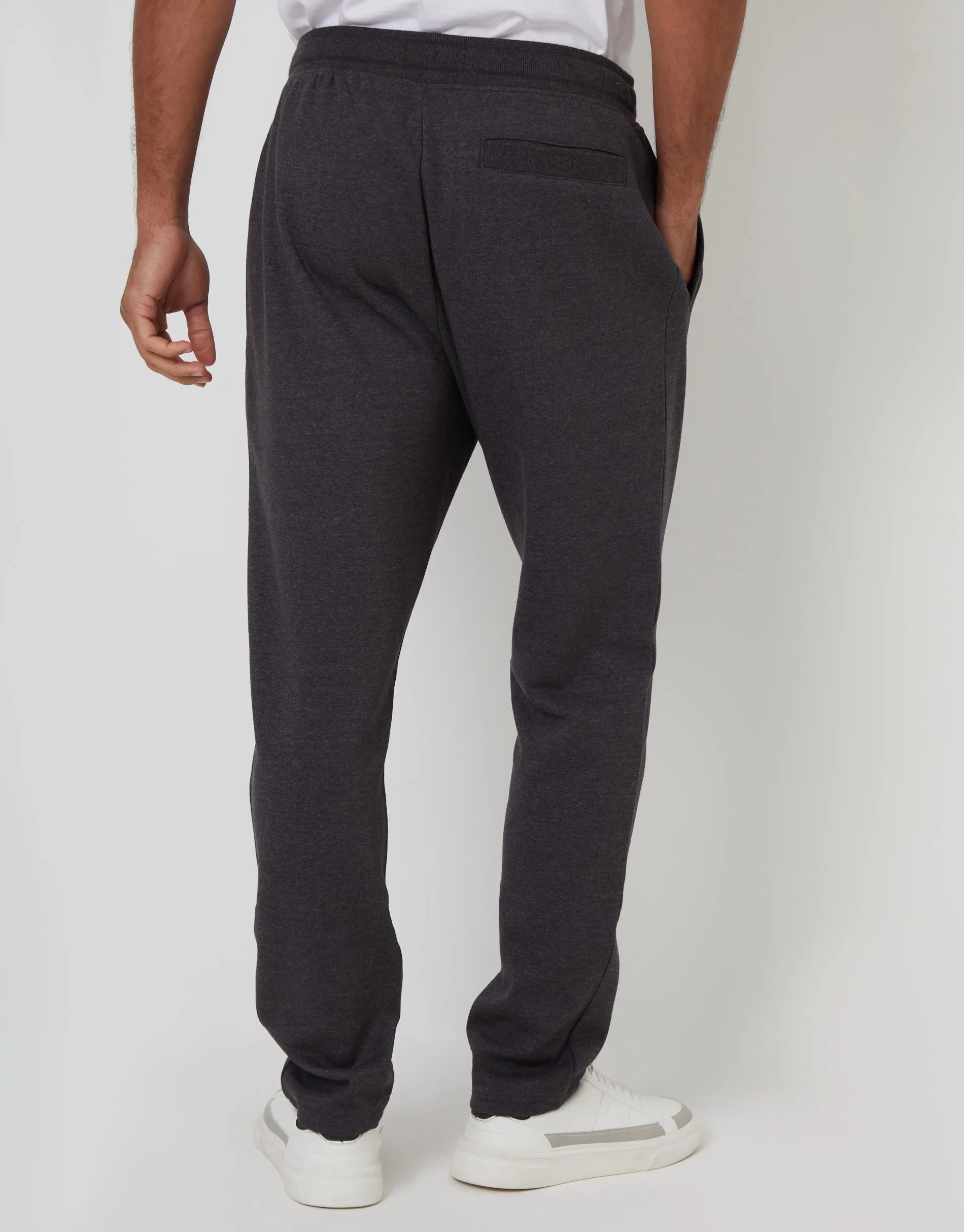 Charcoal Grey Marl Straight Leg Joggers sold by Threadbare product image thumbnail 2
