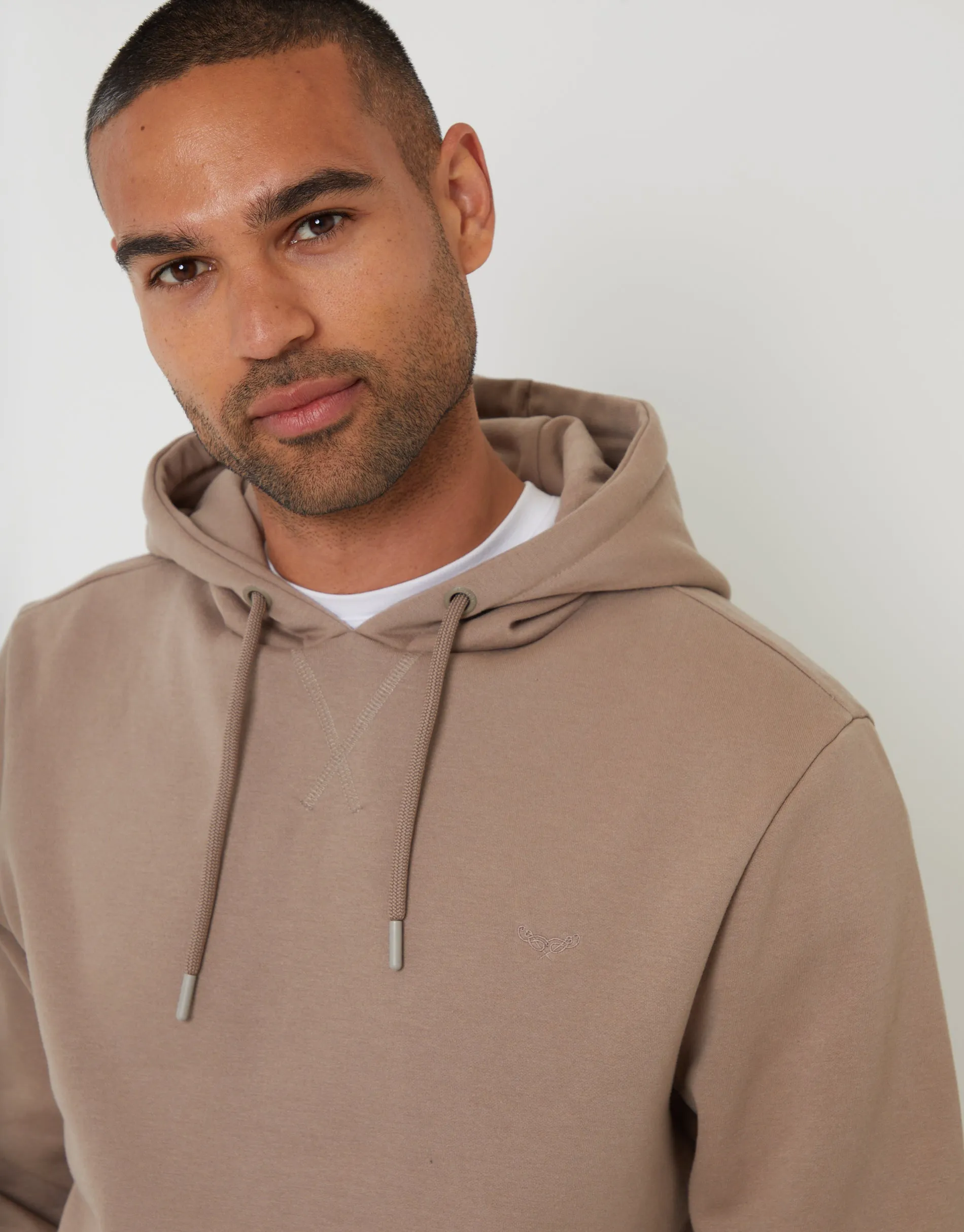 Taupe Overhead Hoodie sold by Threadbare product image thumbnail 4