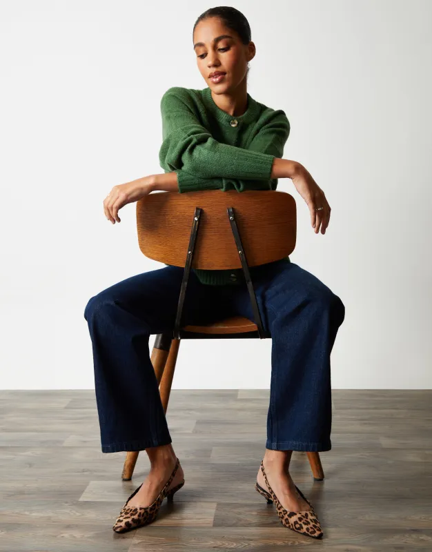 Indigo Wash Wide Straight Leg Jeans sold by Threadbare