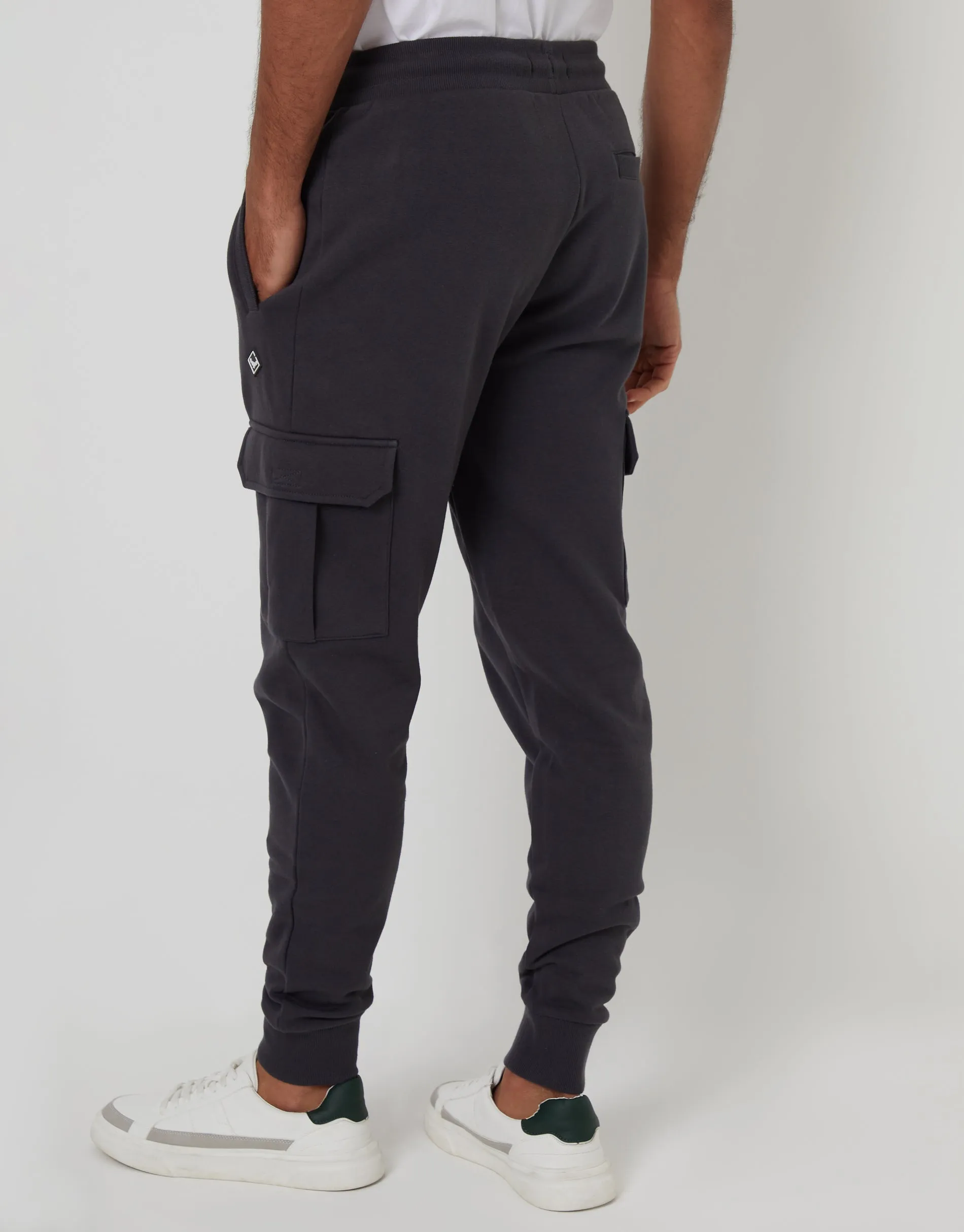 Grey Cargo Style Joggers sold by Threadbare product image thumbnail 2