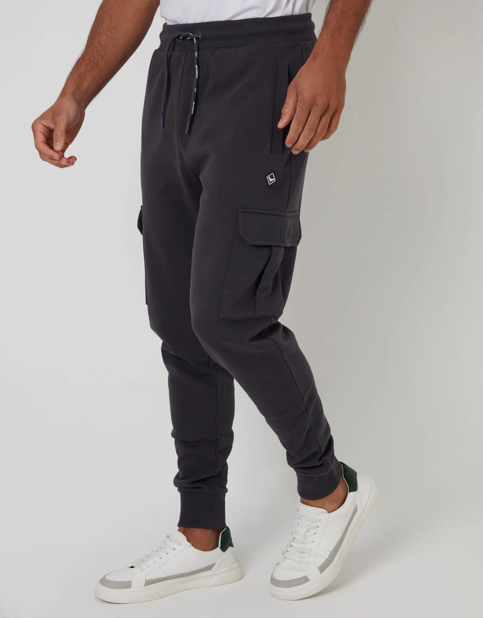 Grey Cargo Style Joggers sold by Threadbare