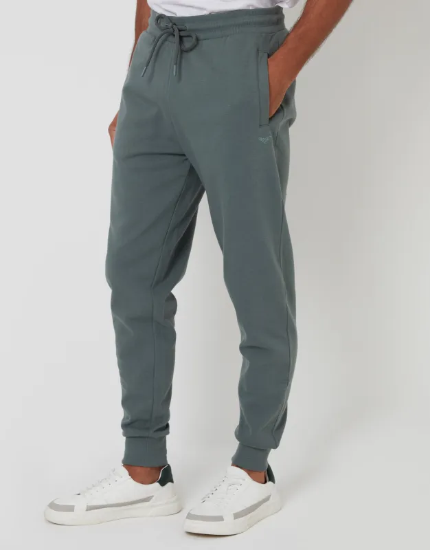 Petrol Blue Regular Fit Joggers sold by Threadbare