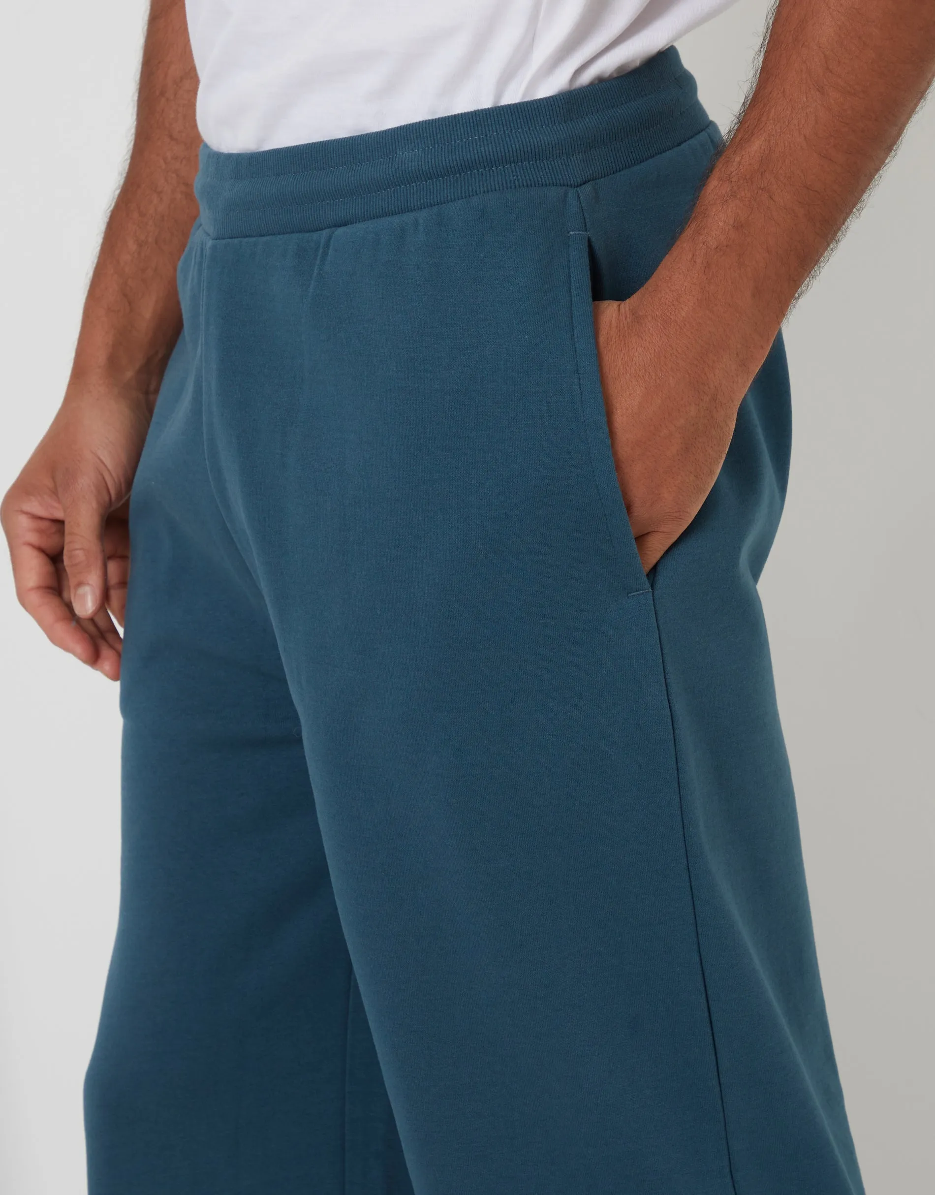 Blue Wide Leg Joggers sold by Threadbare product image thumbnail 4