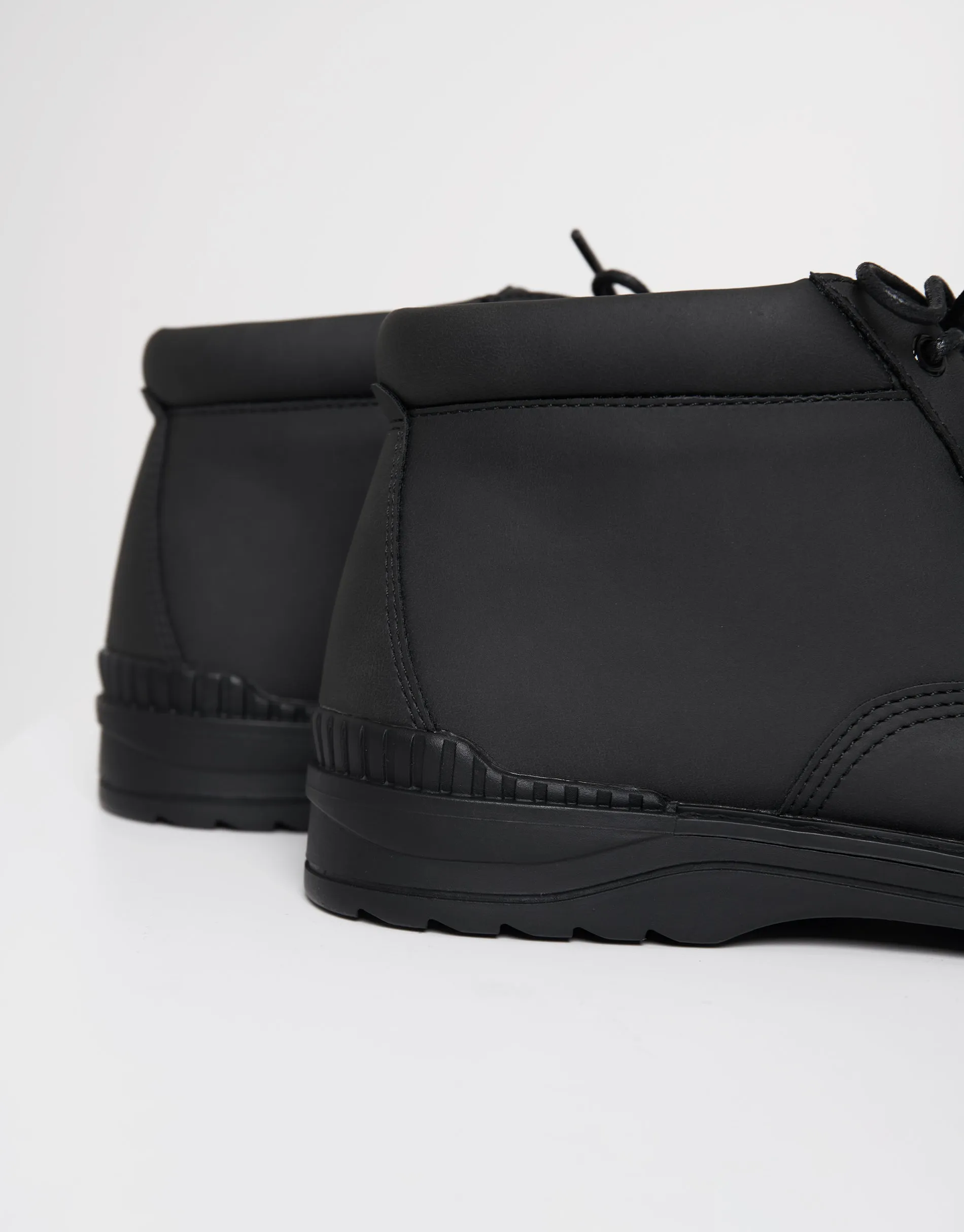 Black Lace Up Boots sold by Threadbare product image thumbnail 4