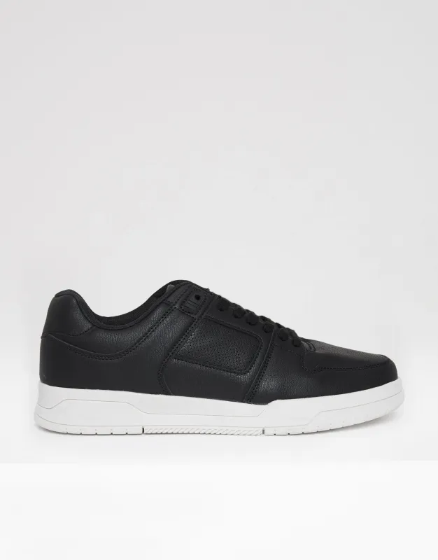 Black Court Trainers sold by Threadbare