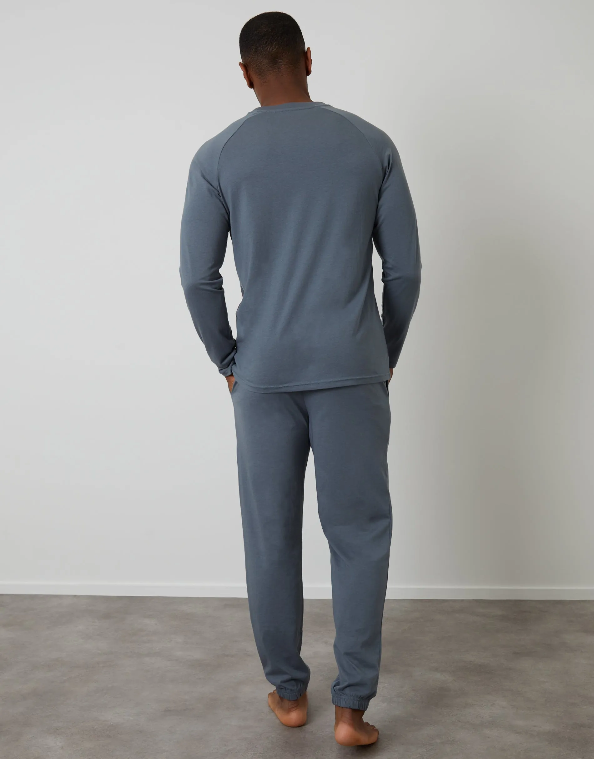 Sweatshirt & Jogger Lounge Set in Blue sold by Threadbare product image thumbnail 2