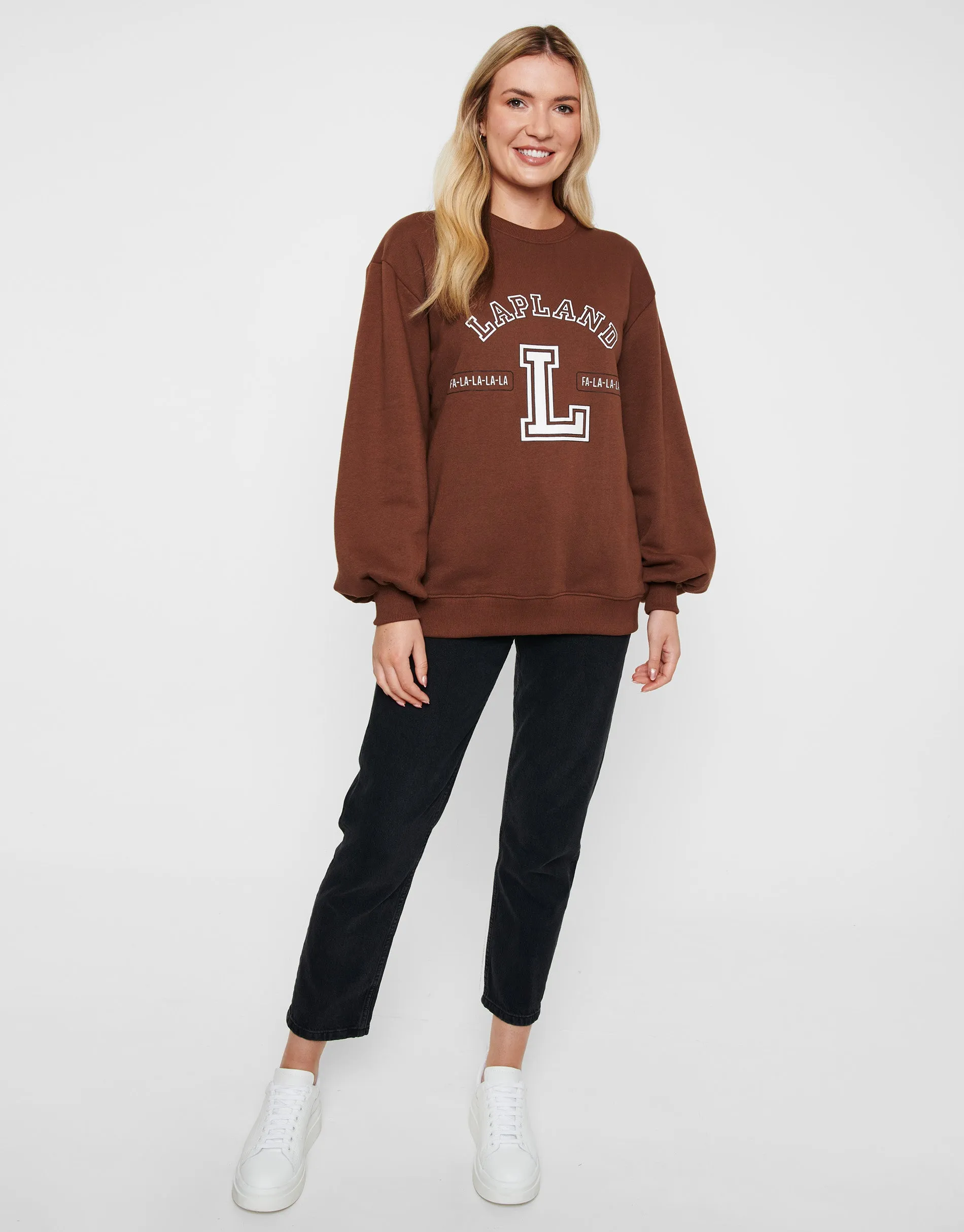 Women's Brown Crew Neck Jumper sold by Threadbare product image thumbnail 3