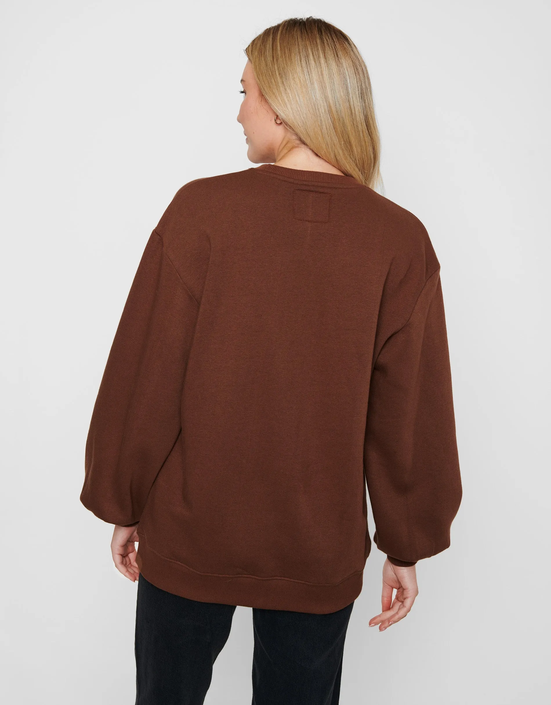 Women's Brown Crew Neck Jumper sold by Threadbare product image thumbnail 2