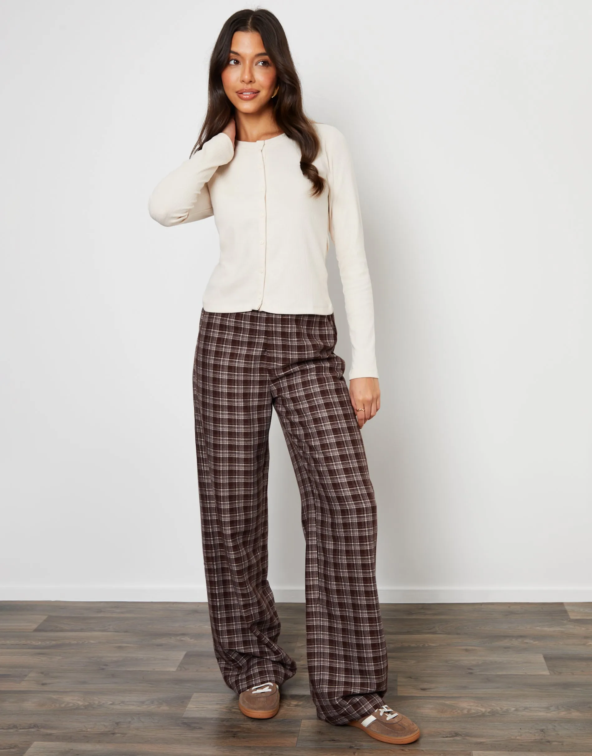 Cream Ribbed Jersey Button Up Cardigan sold by Threadbare product image thumbnail 3