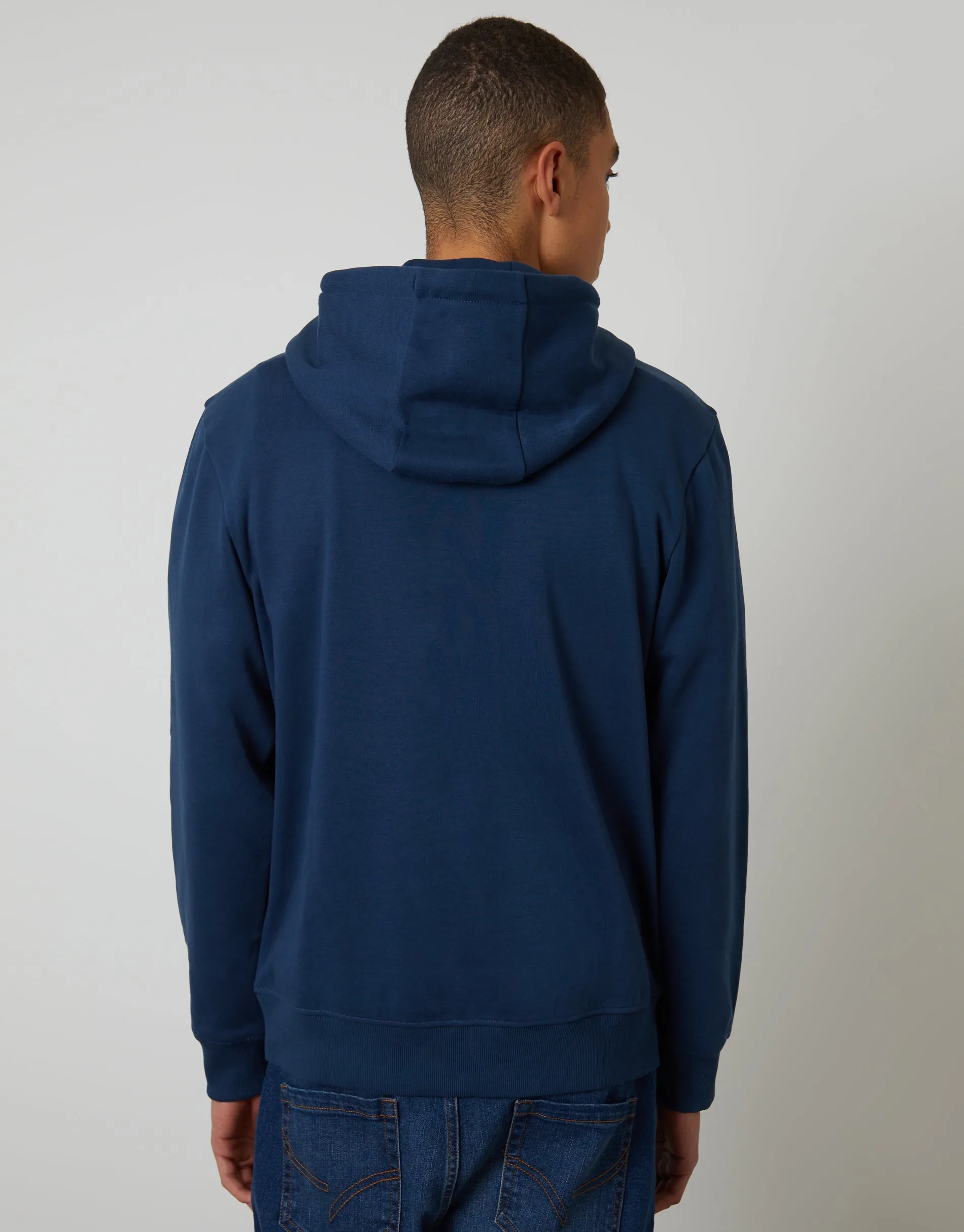 Overhead Hoodie in Blue sold by Threadbare product image thumbnail 2