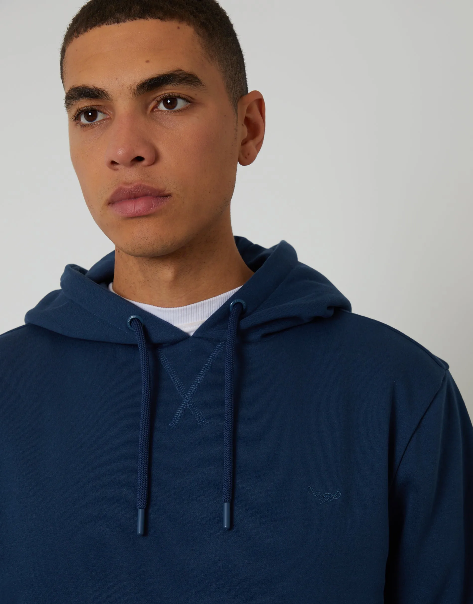 Overhead Hoodie in Blue sold by Threadbare product image thumbnail 4
