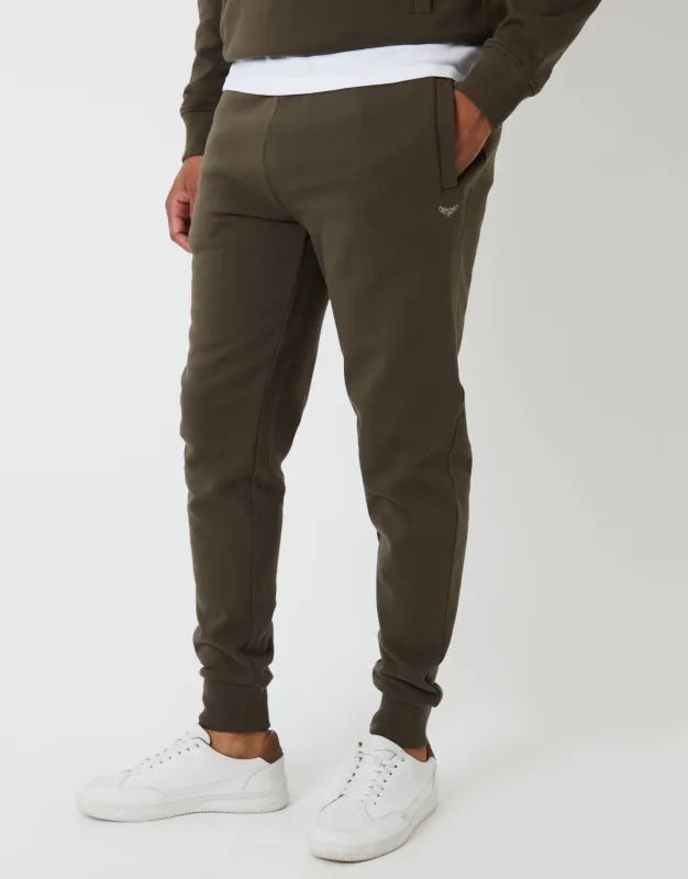 Khaki Green Regular Fit Joggers sold by Threadbare