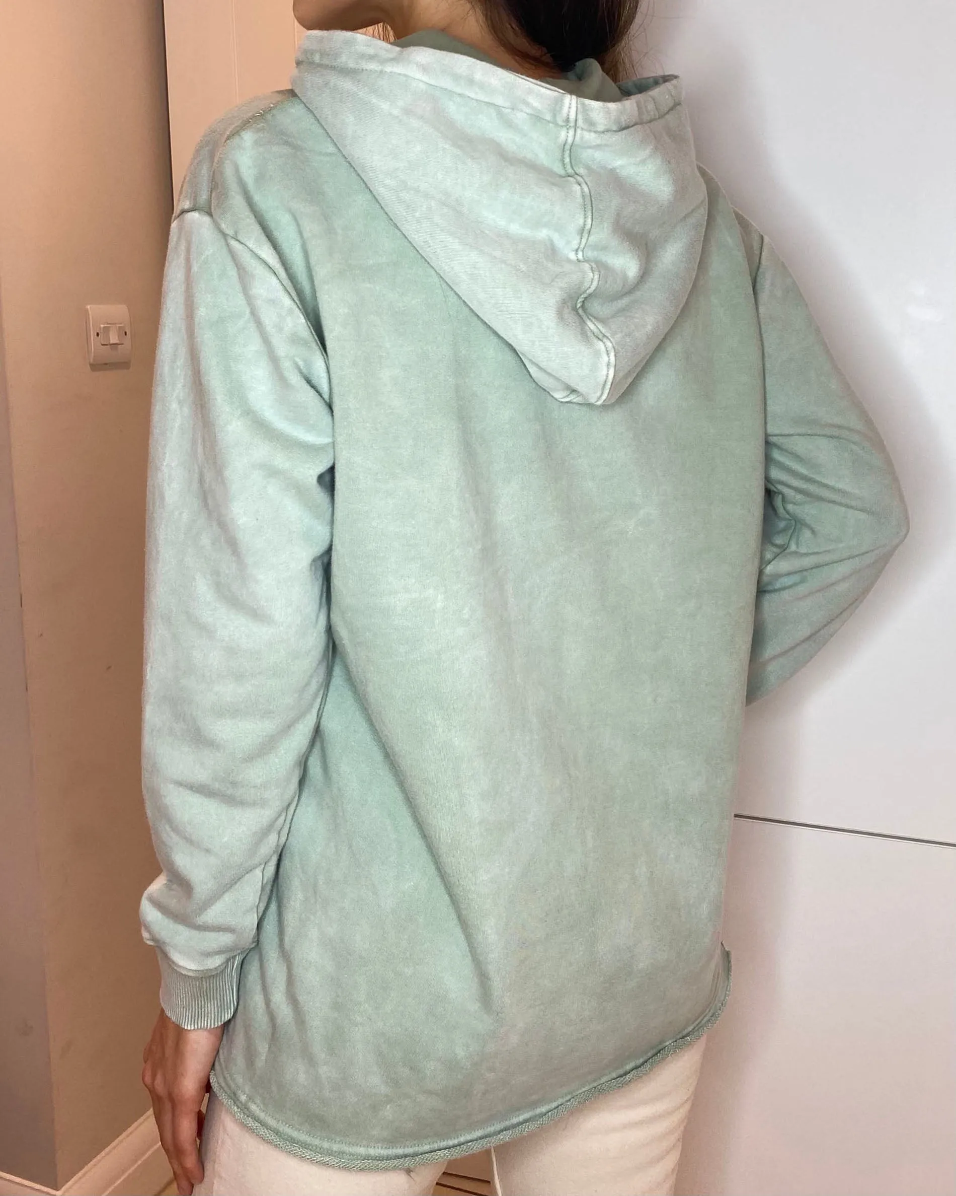 Women's Sage Oversized Hoodie sold by Threadbare product image thumbnail 2