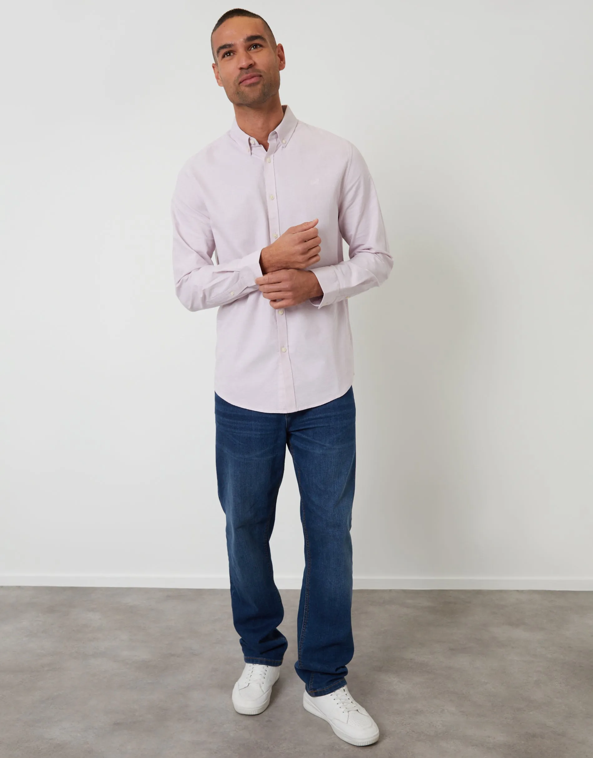 Pink Cotton Long Sleeve Shirt sold by Threadbare product image thumbnail 3