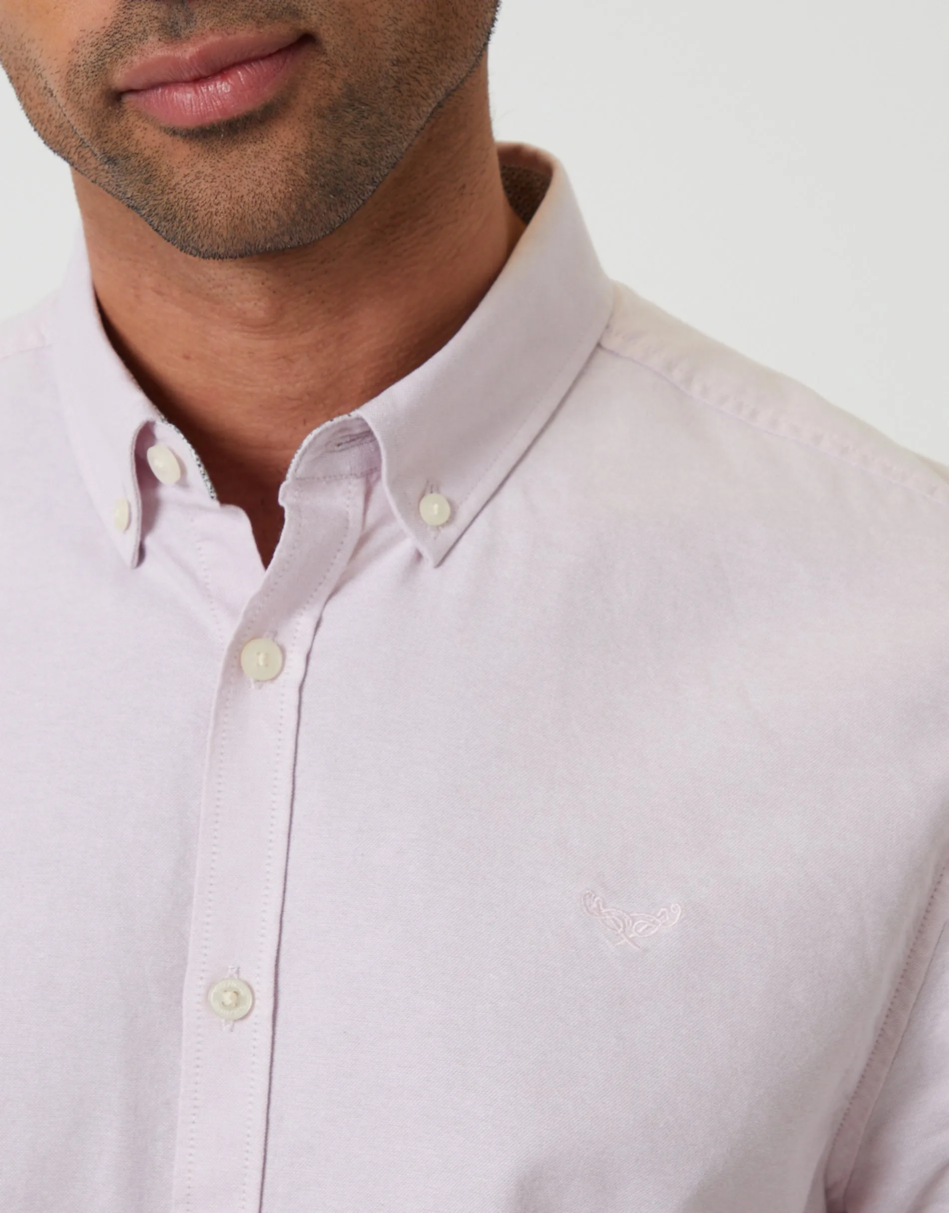 Pink Cotton Long Sleeve Shirt sold by Threadbare product image thumbnail 4