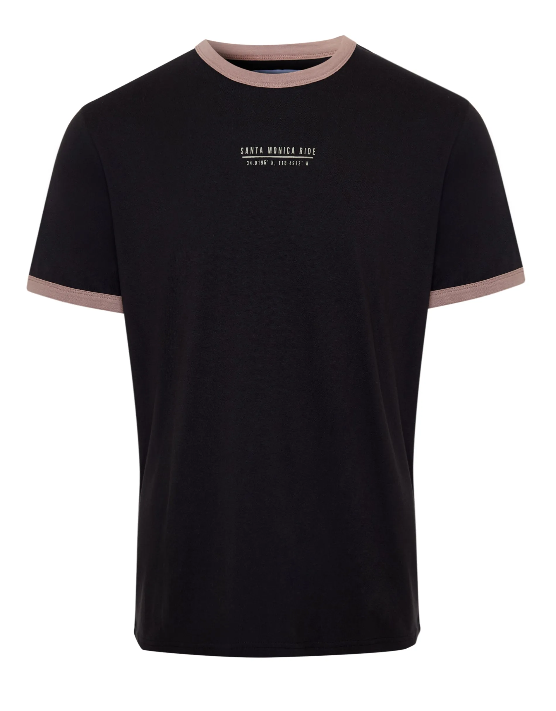 Black California Graphic Cotton Ringer T-Shirt sold by Threadbare product image thumbnail 5