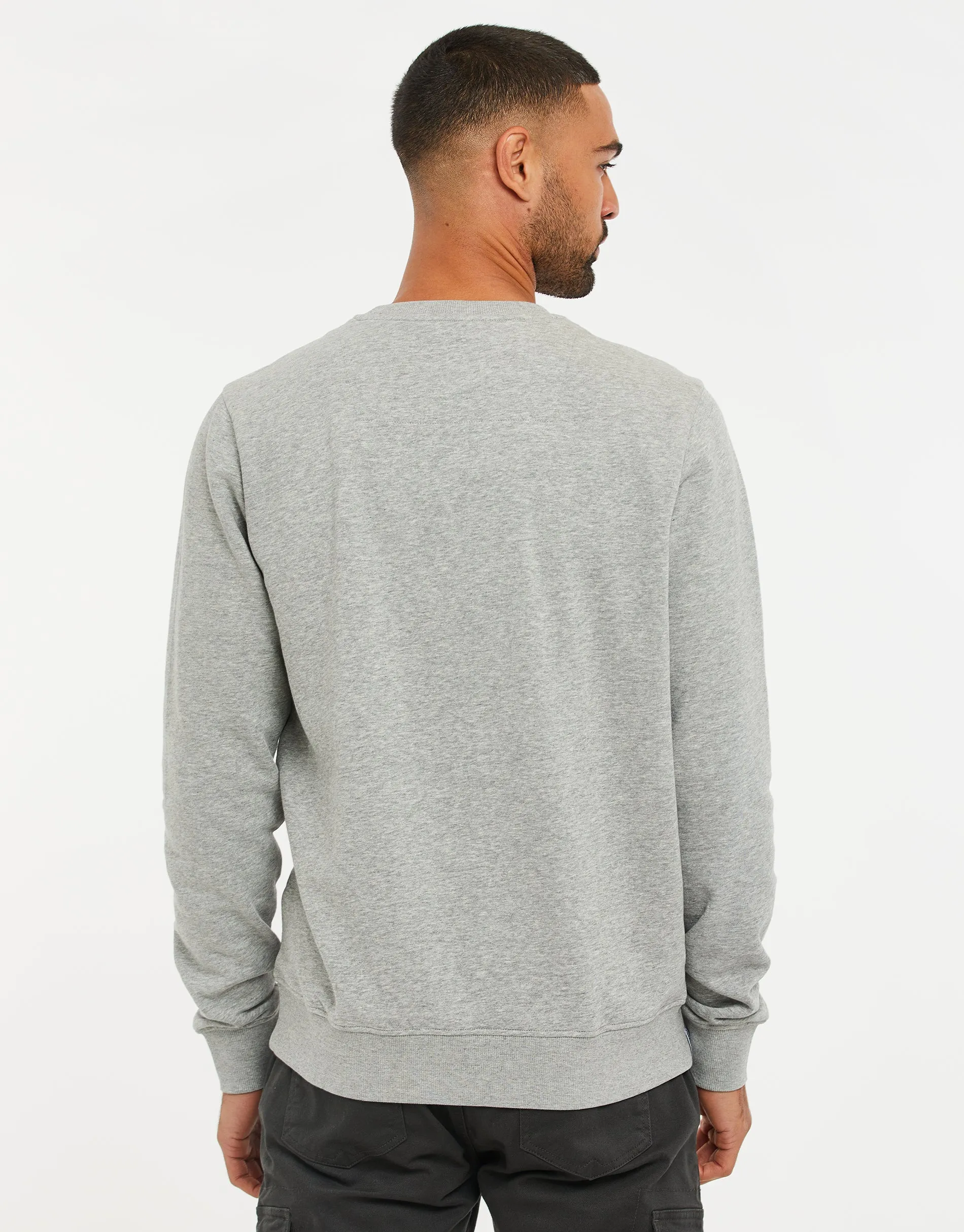Light Grey Crew Neck Sweatshirt sold by Threadbare product image thumbnail 2