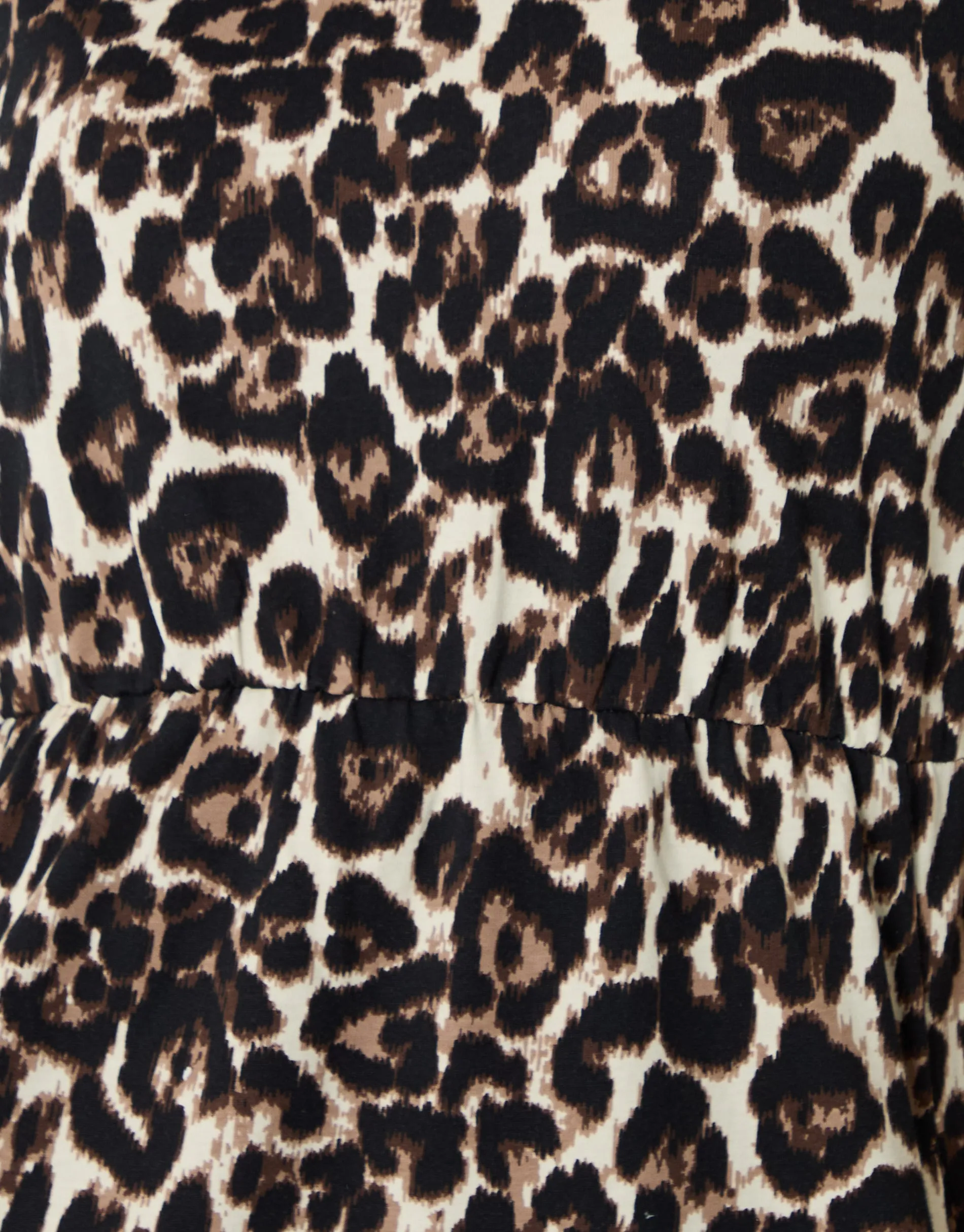 Leopard Jersey Midi Smock Dress with Pockets sold by Threadbare product image thumbnail 5