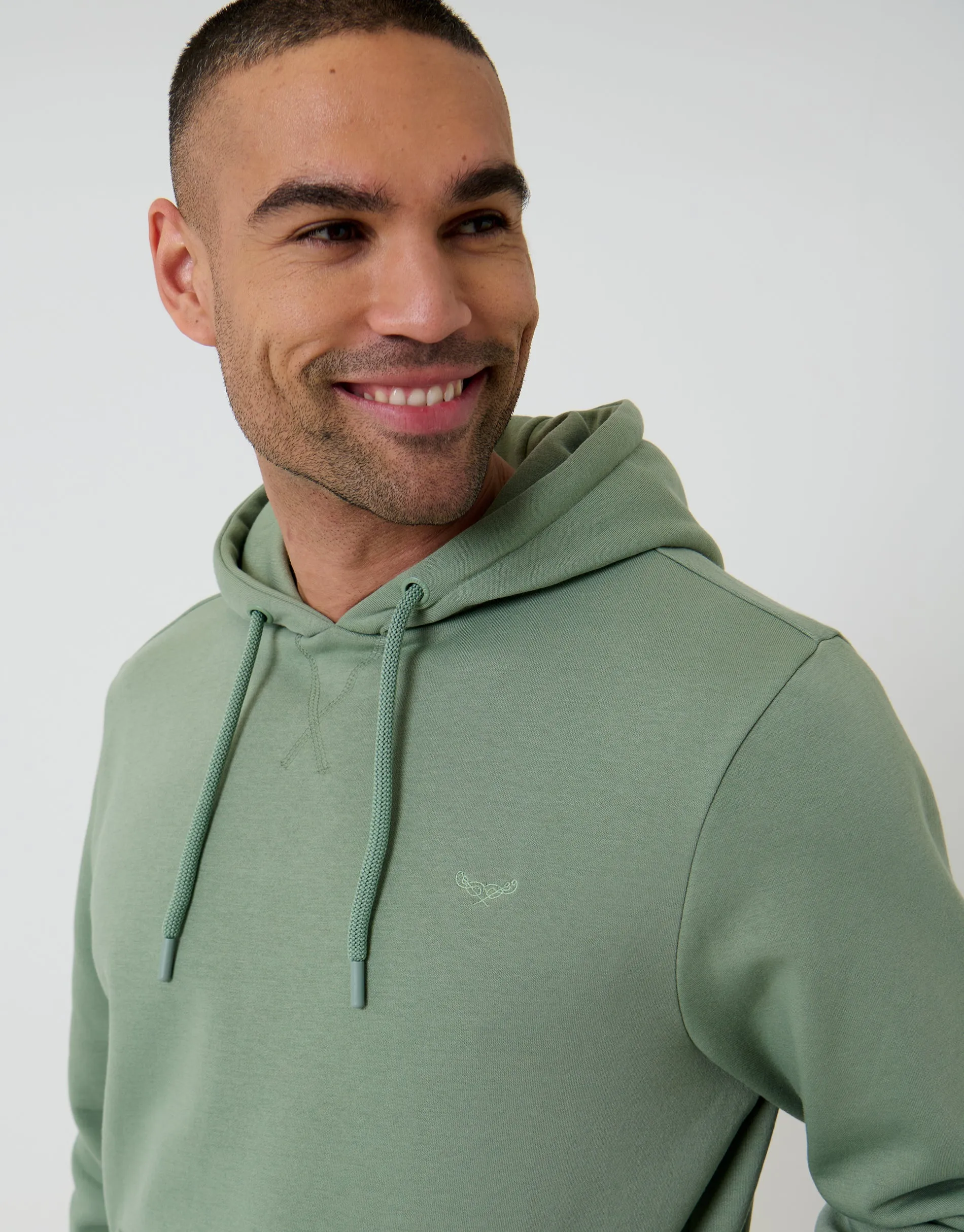 Green Overhead Hoodie sold by Threadbare product image thumbnail 4