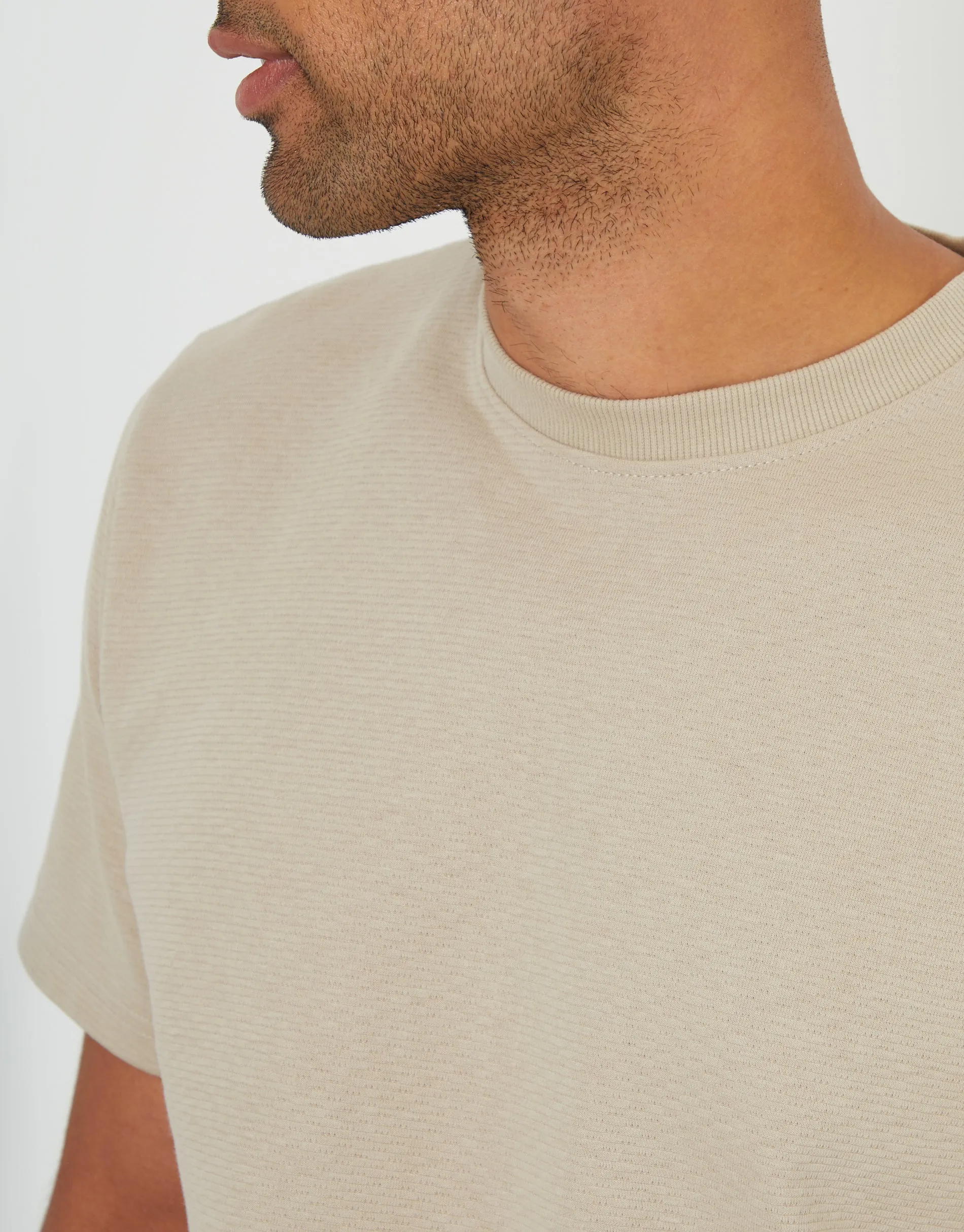 Stone Textured T-Shirt sold by Threadbare product image thumbnail 4