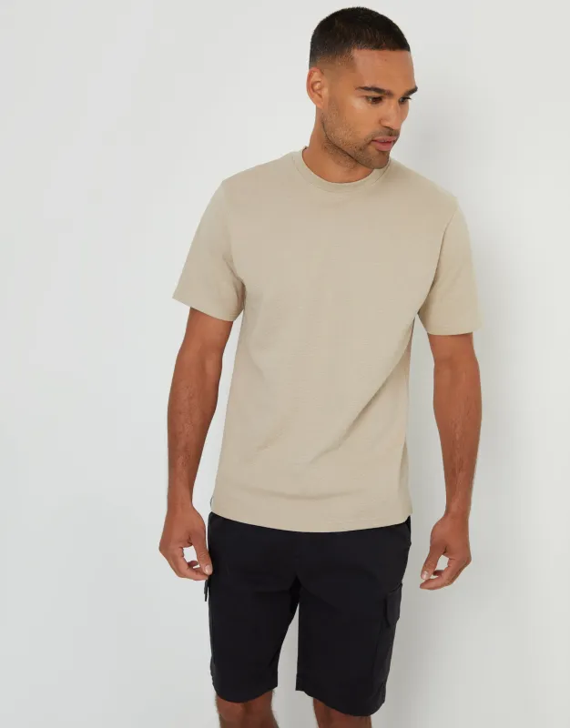 Stone Textured T-Shirt made by Threadbare