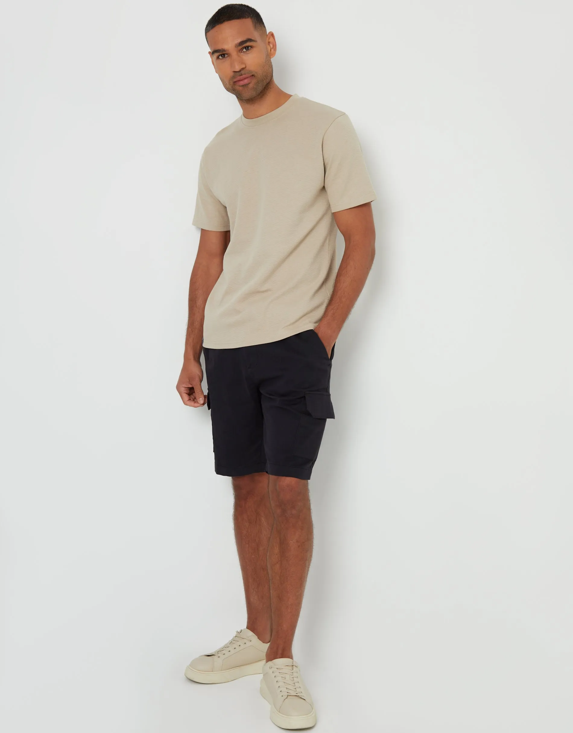 Stone Textured T-Shirt sold by Threadbare product image thumbnail 3