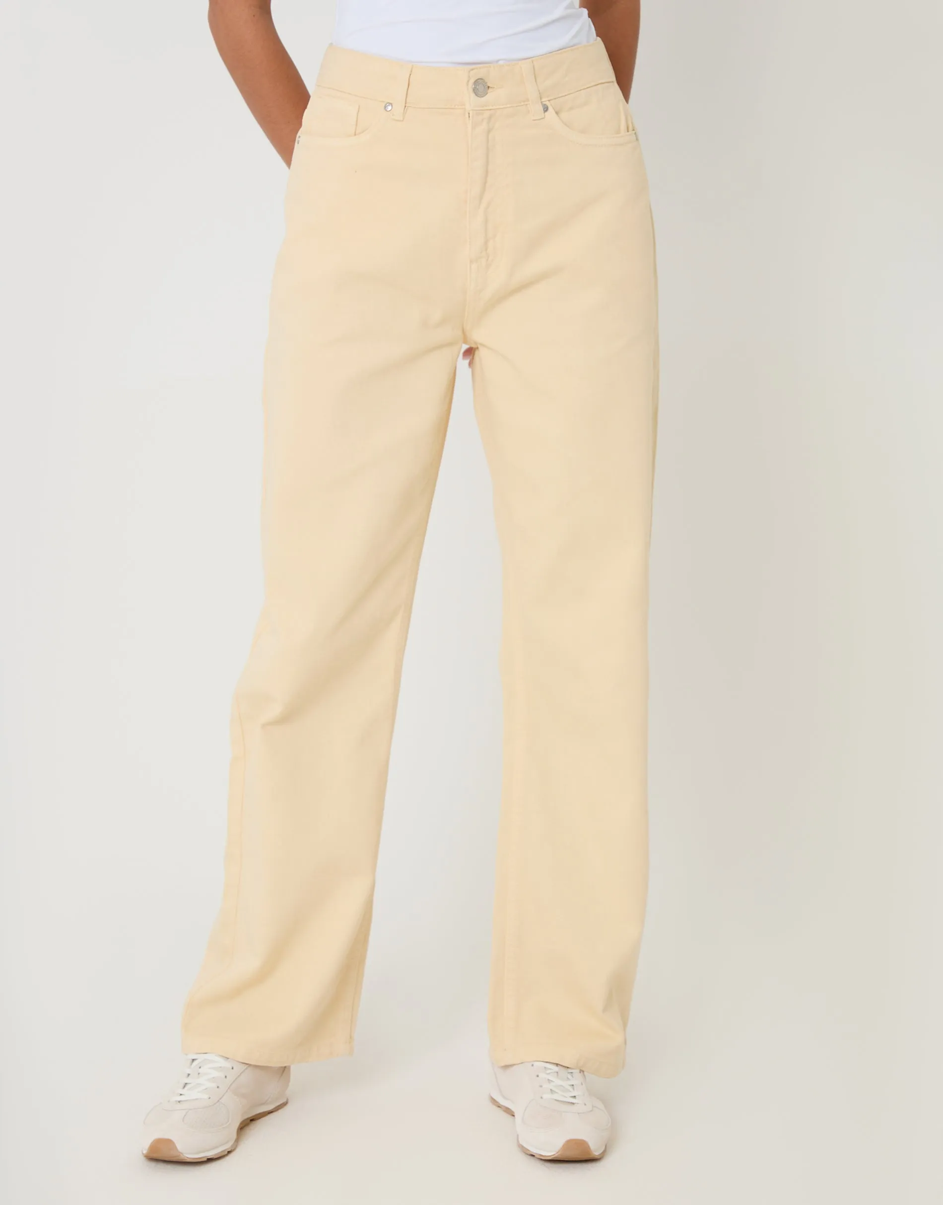 Straight Leg Jeans in Yellow sold by Threadbare product image thumbnail 2