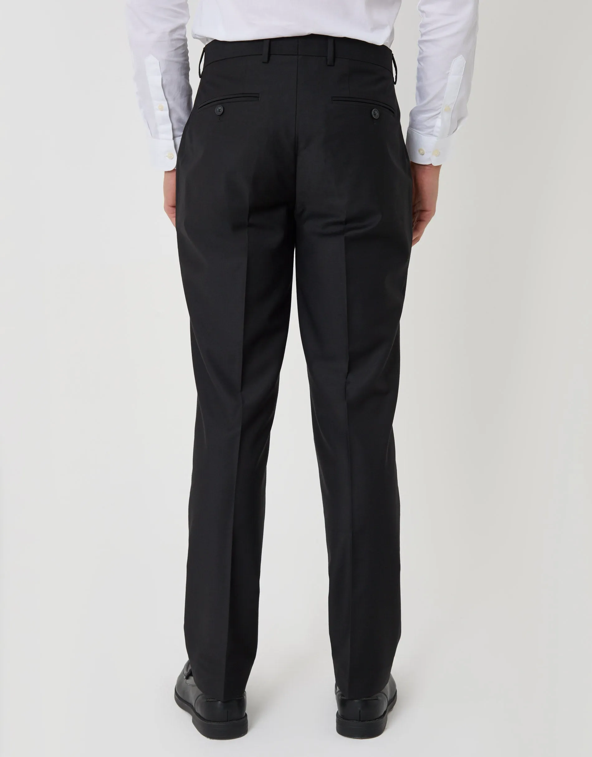 Slim Fit Suit Trousers in Black sold by Threadbare product image thumbnail 3