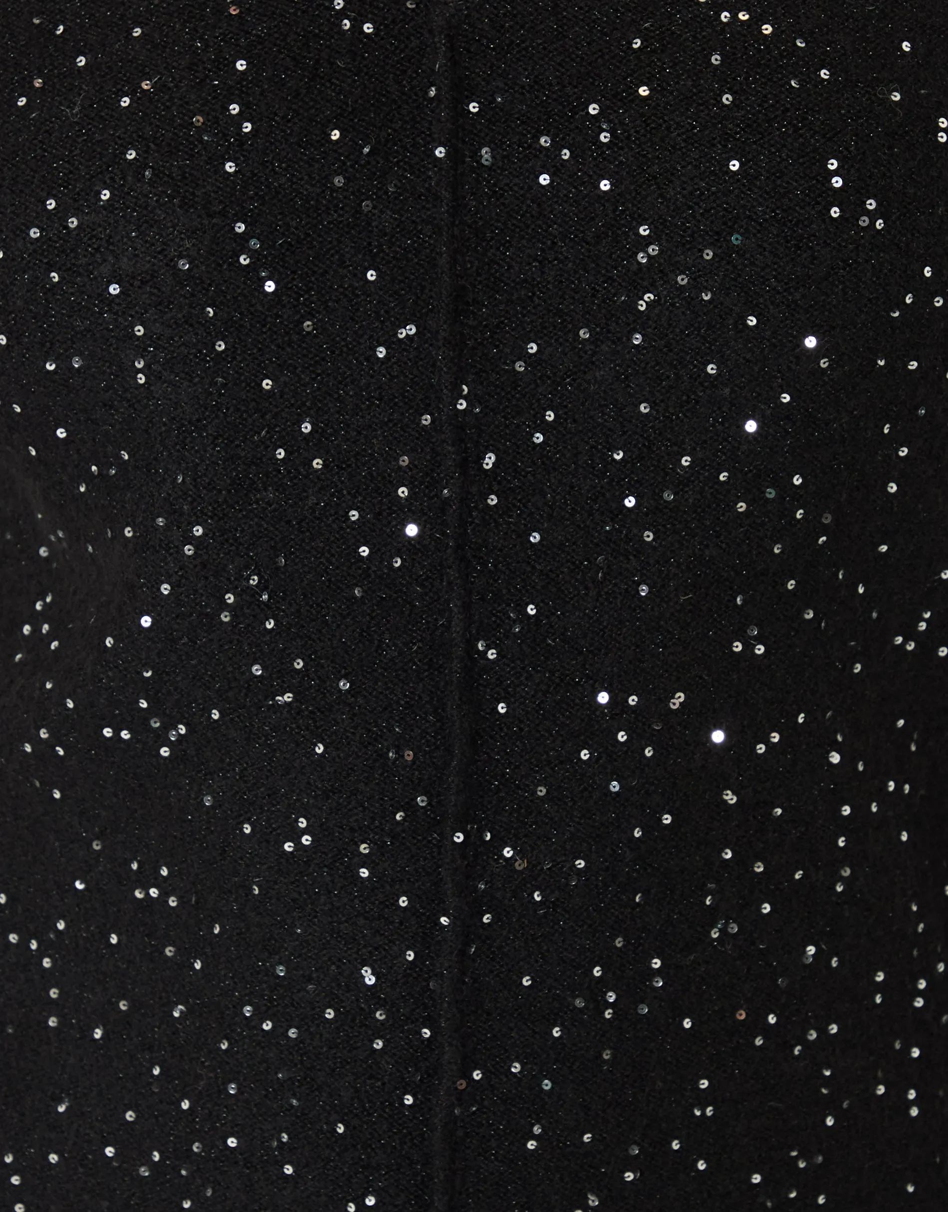 V Neck Sequin Knit Dress in Black sold by Threadbare product image thumbnail 5
