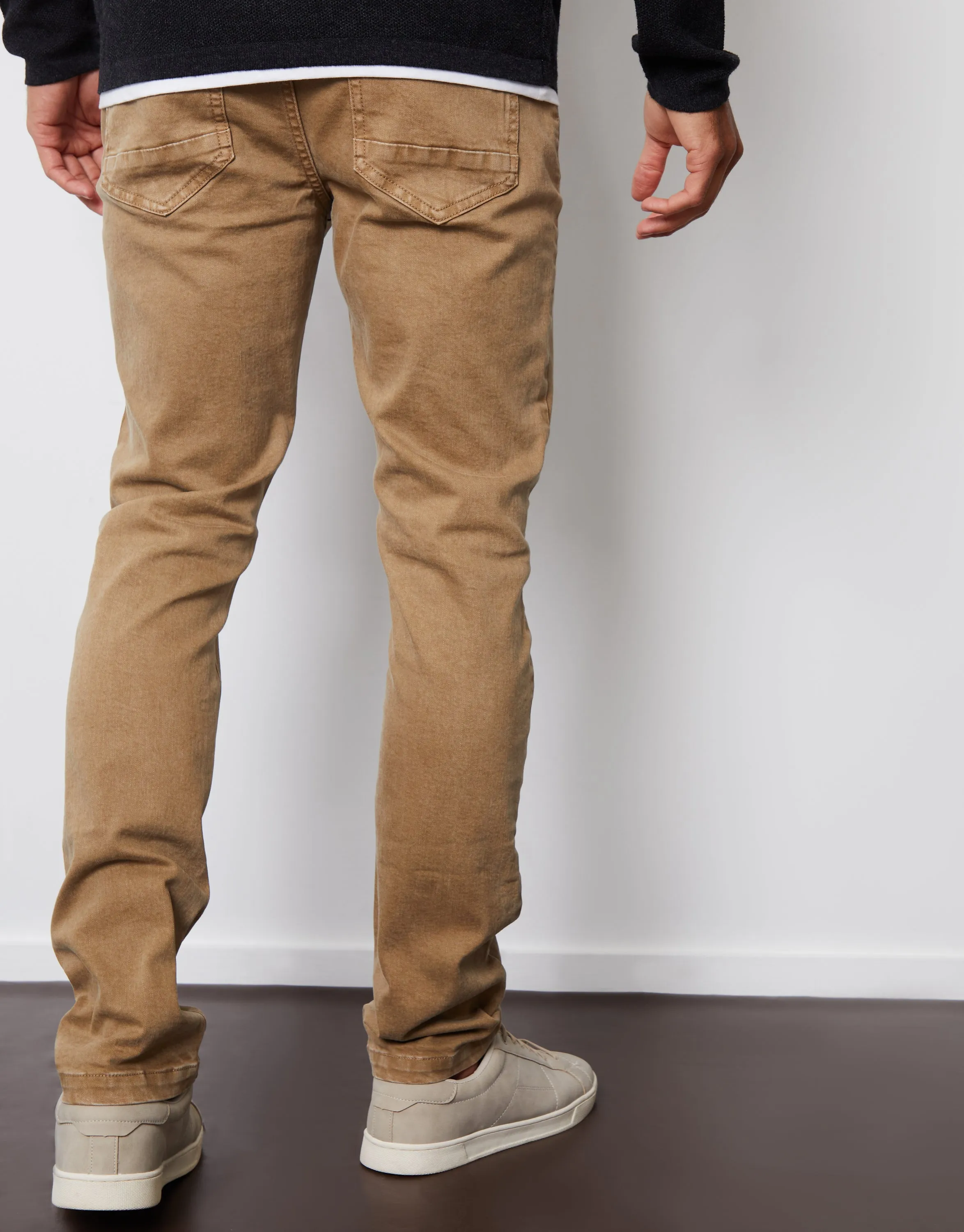 Stone Slim Fit Overdyed Jeans sold by Threadbare product image thumbnail 2