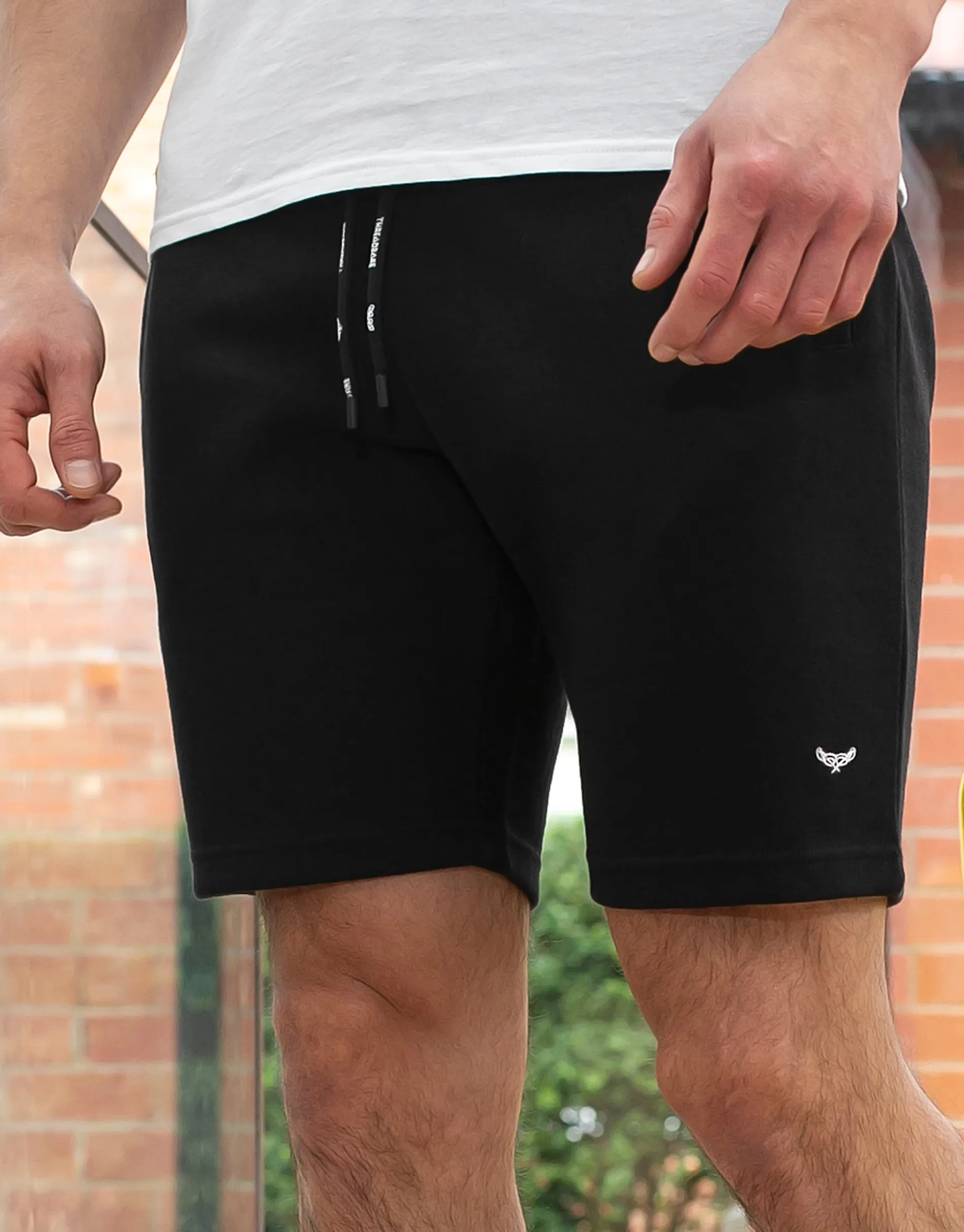 Men's Black Casual Logo Shorts sold by Threadbare product image thumbnail 4